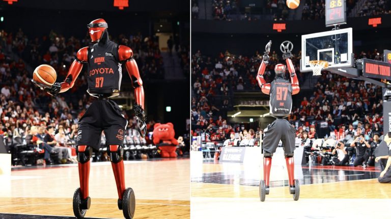 Toyota научила робота-гуманоида бросать баскетбольный мяч почти без промаха