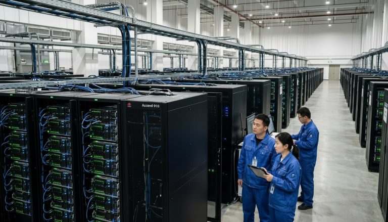 Китай запустил крупнейший научный ИИ‑кластер с 60 000 ускорителей