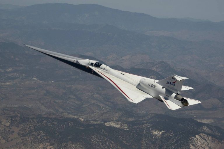 Экспериментальный самолет X-59 впервые разгонят до сверхзвуковой скорости
