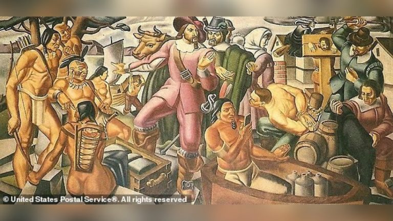 «Путешественника во времени» нашли на фреске 1937 года